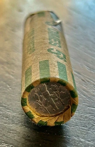 Roll of 1955 S dimes BU silver