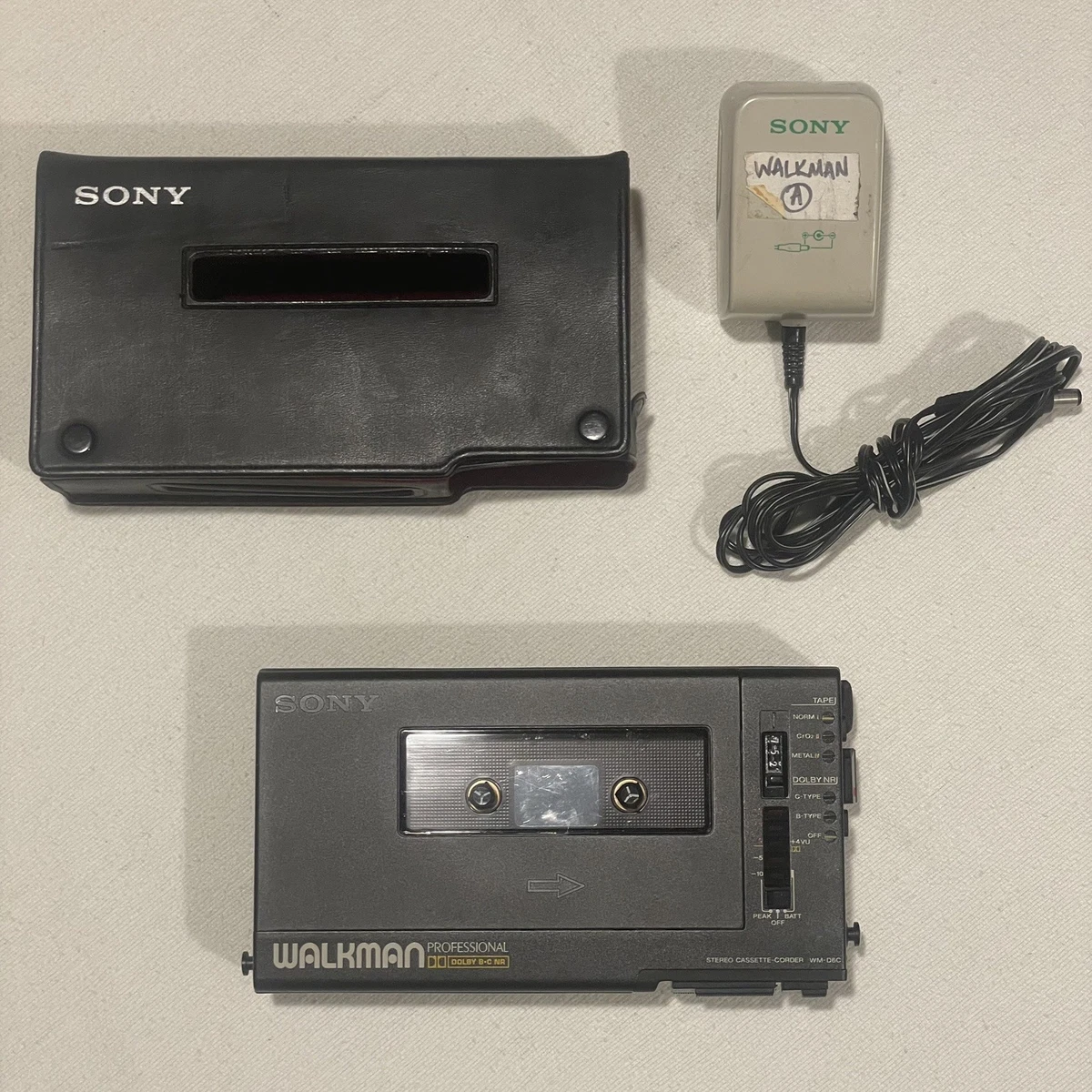 SONY WALKMAN PROFESSIONAL WM-D6C ジャンク品 Vintage Sony Walkman Professional WM-D6C Cassette Player Recorder