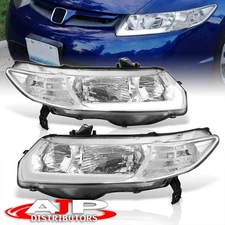 Clear OE Style LED DRL Head Lights Lamps Left+Right For 2006-2011 Honda Civic FG