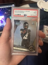 2023 Bowman University Chrome Travis Hunter #36 PSA 9 First Bowman