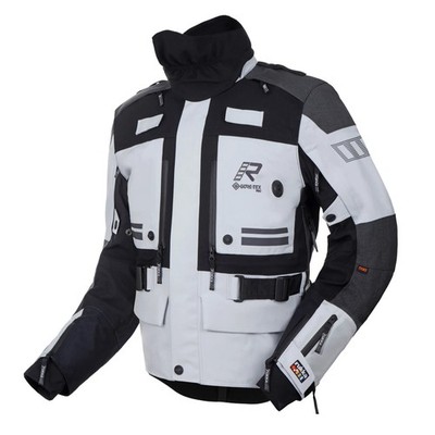 Herren Motorradjacke Touring Rukka TitanTrail-R Schwarz/Hellgrau