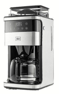 Melitta Aroma Fresh Plus Black 10-Cup Drip Grind & Brew Coffee Maker w/ Grinder