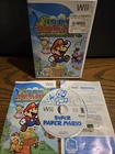 Super Paper Mario -CIB Nintendo Wii Clean Disk TESTED WORKING