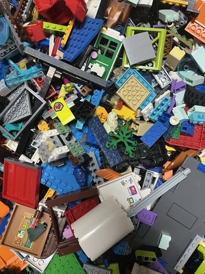 LEGO 1 LB Bulk Lot BUY 2 GET 1 FREE Authentic Bricks Parts Tires Mixed