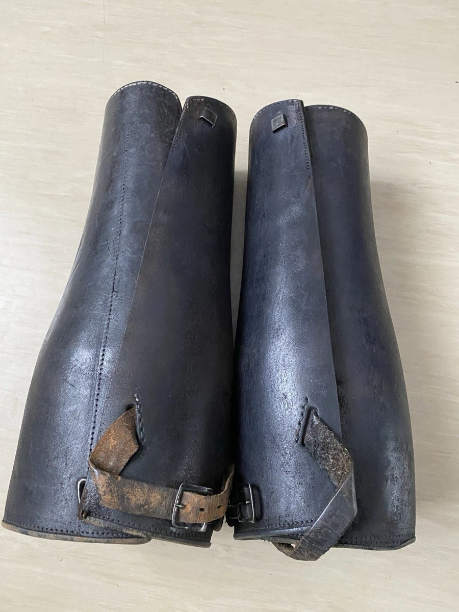 Original Schweizer Armee Gamaschen Wolle Grau Militär