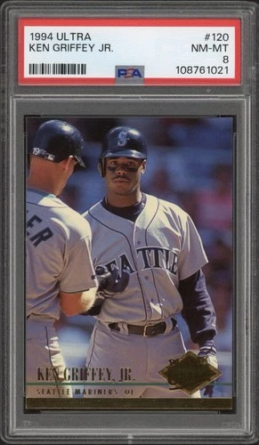1994 Ultra Ken Griffey Jr. #120 PSA 8 NM-MT HOF Seattle Mariners