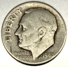 1948-D Roosevelt Dime - Circulated Condition - 90% Silver - US Coin - 2916