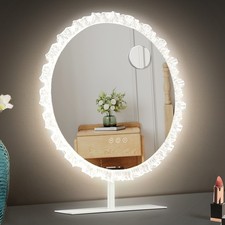 Petal Hollywood Vanity Mirror Make Up Mirror LED Light Dressing Table Girls Gift
