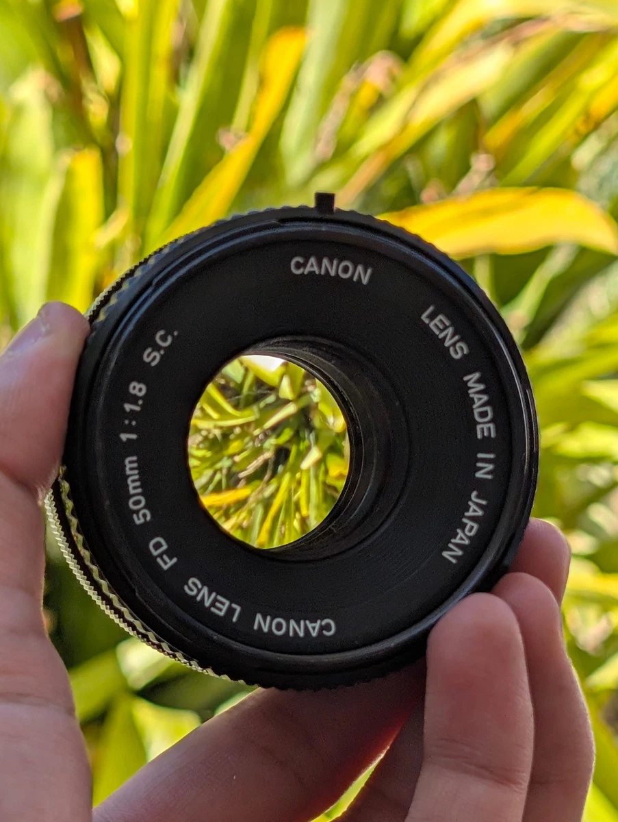Canon FD f/1.8 Camera Lenses 50mm Focal for sale | eBay