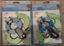 2 Sets Of Prym 2 In 1 Pompon Maker 3” & 3.5” (7cm -9cm) 