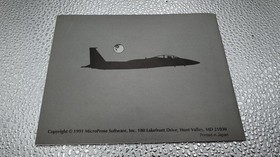 F-15 Strike Eagle Nintendo NES W/Manual VGC 8 Bit Retro PAL 1991 #0207