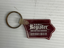 Vintage The Des Moines Register Iowa's Best Read Newspaper Keychain Vintage The Des Moines Register Iowa's Best Read Newspaper Keychain