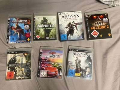 7 PS3 Spiele   verschiedene Titel (COD4, Assassin s Creed Brotherhood & 3 )
