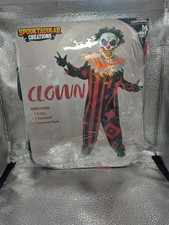 Scary Clown Halloween Costume Spooktacular Creations Full Outfit Kids Medium