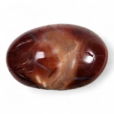 Carnelian Agate Polished Pebble Madagascar 78.8 grams.