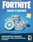 Fortnite 2800 v Bucks Gift Card - all devices