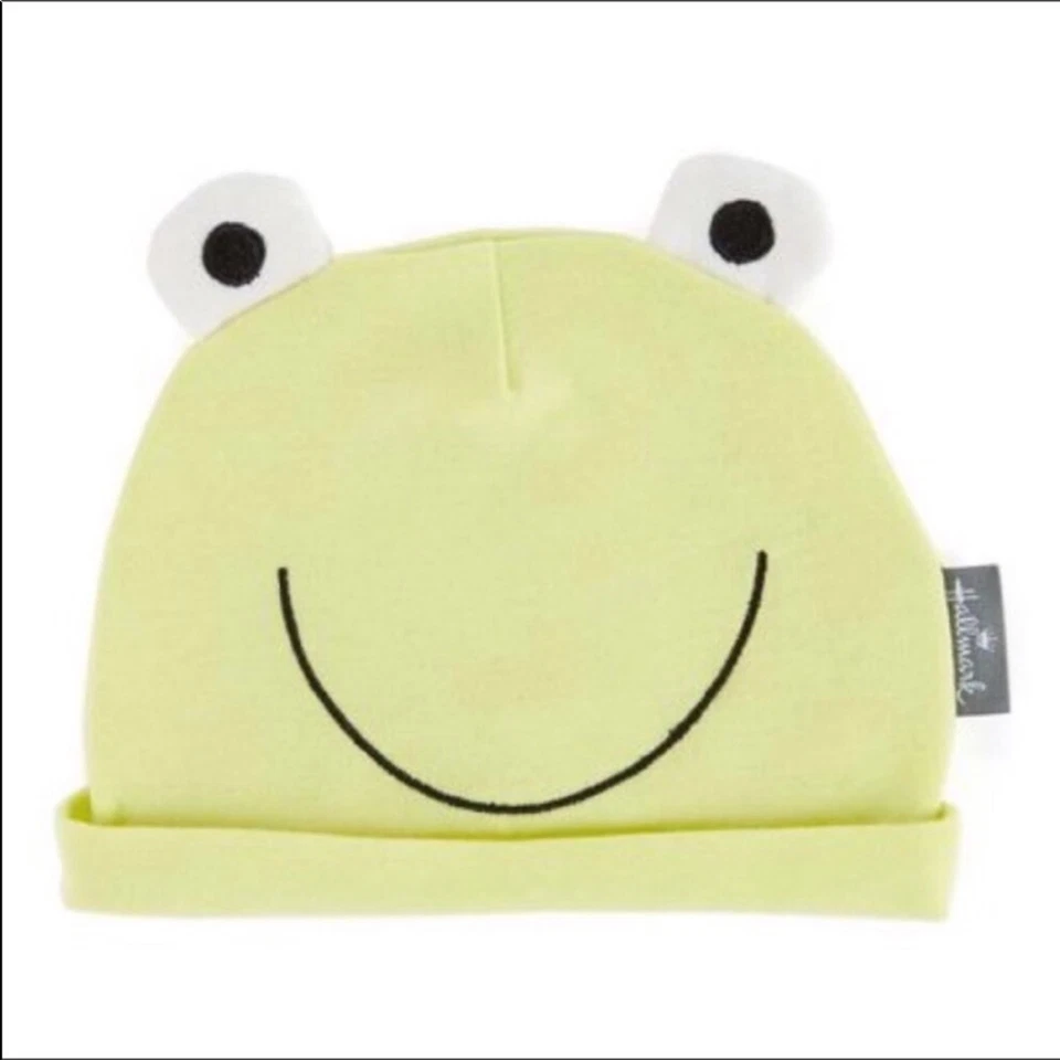 NUEVO Juego de 4 Gorros Hallmark Bebé Animal Recién Nacido Sombrero 0-3 Meses Foto 2 de 4