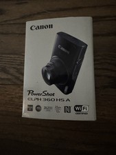 NEW Canon PowerShot ELPH 360 HS A 20.2 MP Digital Camera - Silver