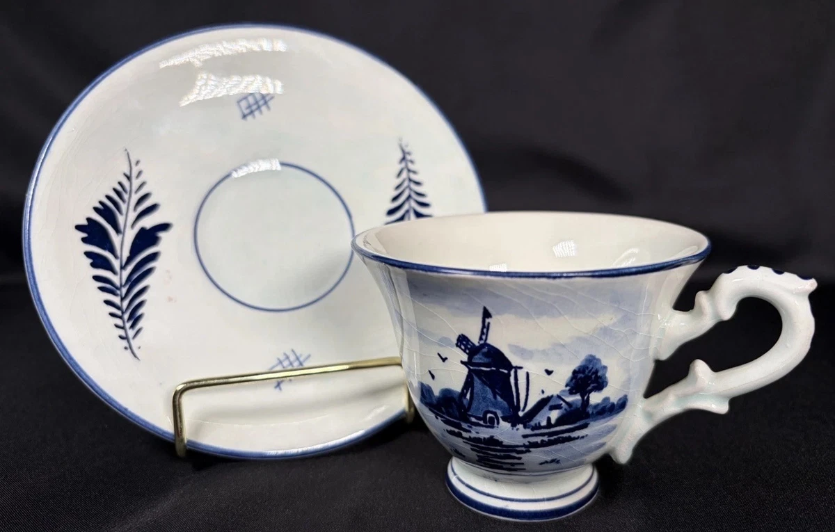 Delft Cup And Saucer for sale | eBay