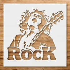ACDC Logo Custom Painting Stencil for Rock Music Enthusiasts - StencilAir