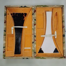 Shamisen Bachi Pick Traditional Instrument Tool 2pcs Set with Case