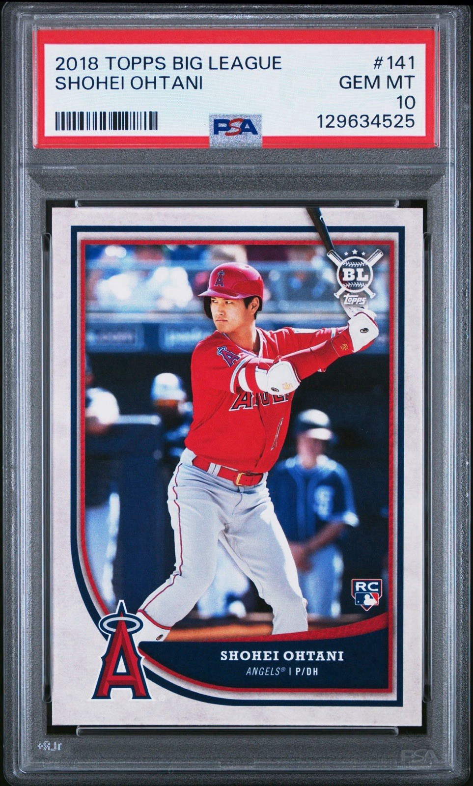 2018 Topps Big League Shohei Ohtani #141 PSA 10 Rookie