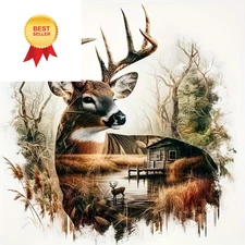 JYXSJYYD 5D DIY Deer Diamond Art Kits for Adults,Diamond Paintings KM225 