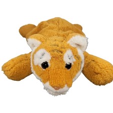 FAO Schwarz 15" Plush Tiger Stuffed Animal Toy Soft Orange White