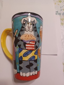 Catzilla Candace Reiter Large Cerami Coffee Mug