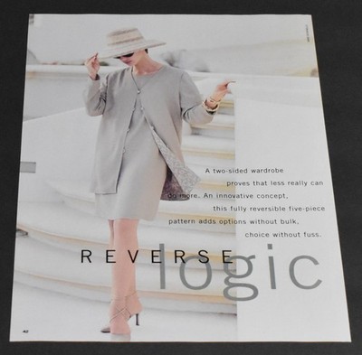 1995 Print Ad Sexy Fashion Long Legs Heels Lady Reverse Logic Dress Smooth Style