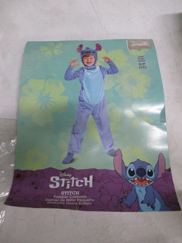 Lilo Stitch Costume Boys Small 2T Disney Halloween Suit Hat Blue Toddler New - Picture 8 of 10