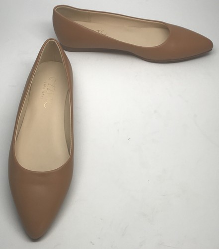 CZZPTC Women's Flat Leather Shoes Classic Casual Pointed Toe Shoes US Size 5.5M - Picture 3 of 8