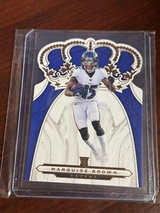 2019 Panini Chronicles #CR-8 Marquise Brown Crown Royale