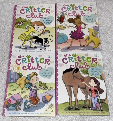 CRITTER CLUB Ten Book COLLECTION #1 Set of Books 1-10 Paperback Grades K-4 - Picture 2 of 22