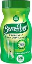 Benefiber Daily Prbiotic Fiber Supplement for Digestive Health Unflvored 17.6 OZ