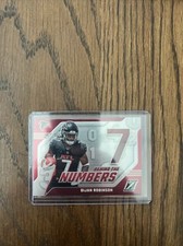 Bijan Robinson 2023 Panini Zenith Football Behind The Numbers #3 Atlanta Falcons