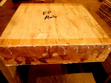 BEAUTIFUL KILN DRIED AMBROSIA MAPLE BOWL BLANK TURNING LUMBER WOOD 11 X 11 X 2"