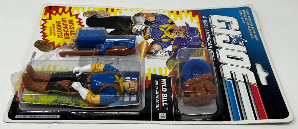 GI Joe 1991 - Wild Bill - Air Cavalry Scout - Missile Launcher - New Sealed VTG - Image 4 of 4