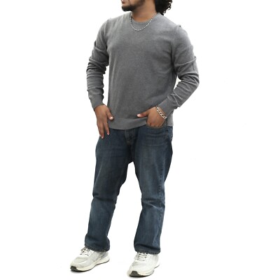 Napapijri Solid Men's Sweatshirt Long Sleeve Sweater Cotton Pullover L 256345
