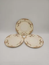 Homer Laughlin "Aristocrat" 6 1/8 Inch Bread Plate-Set of 3 - Near Mint Cond.