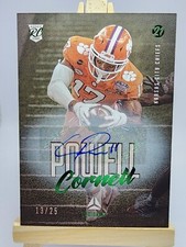 Cornell Powell 2021 Panini Luminance Autograph Green RC #148 /25 Auto Chiefs