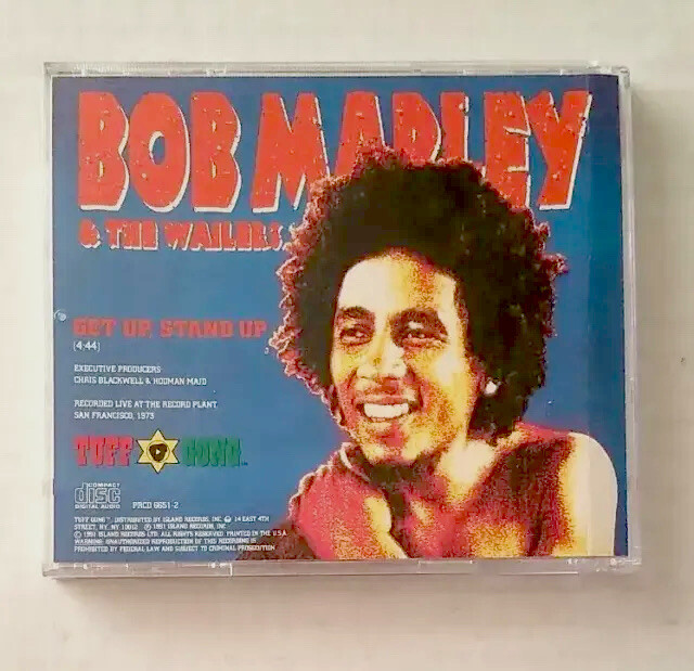 BOB MARLEY Get Up Stand Up PROMO CD Single Roots Reggae