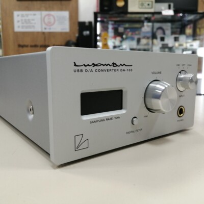 LUXMAN USB D/A converter DA-100 with Power cable From Japan Fedex