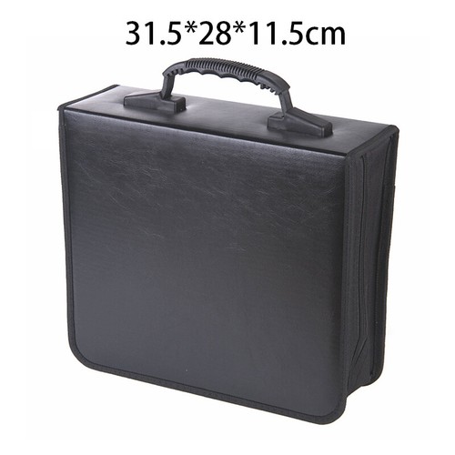 128/400/520 CD DVD Carry Case Disc Storage Holder Handle Portable Fold Discs Bag - Photo 17/19