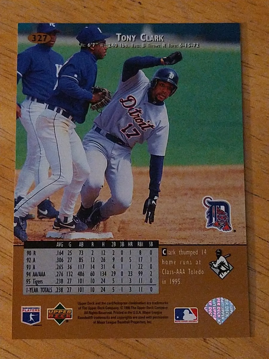 メジャーリーグ　カード　Tony Clark 2000 Fleer Impact Tony Clark #189 Detroit Tigers Baseball