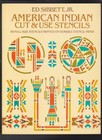 American Indian Cut and Use Stencils: 58 Full-size Stencils Printed.. 1981 LN