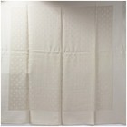 Authentic Louis Vuitton Silk Scarf Stole Light Beige Logo Used Rank A LOUIS