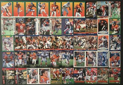 500 NFL Trading Cards Several Years / Series , different Teams