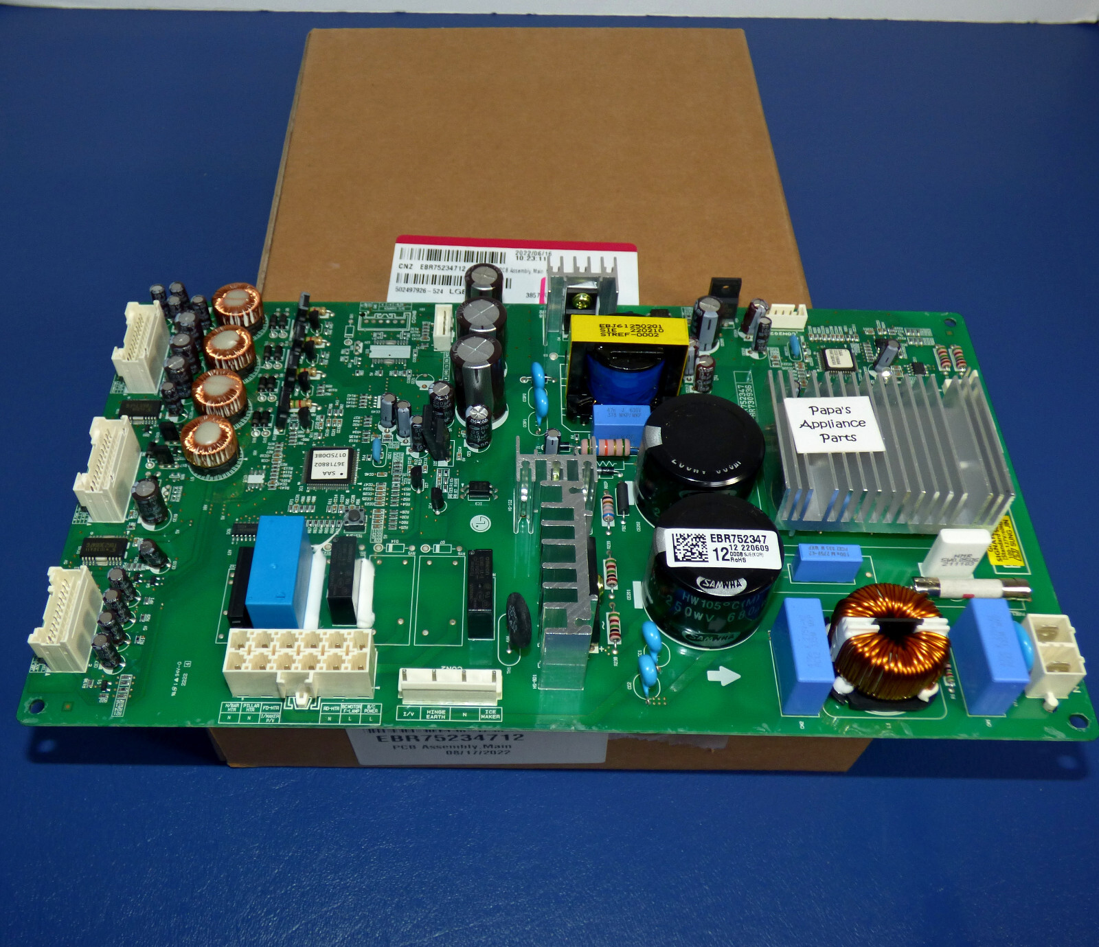 NEW GENUINE OEM LG KENMORE EBR75234712 REFRIGERATOR PCB BOARD ASSEMBLY