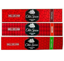 Crème à Raser Old Spice Aux épices - Odeur Originale Homme, Neuf En Emballage, Pour Peau Normale à Mixte